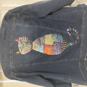 Calico Cat Denim Jacket